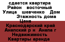 сдается квартира › Район ­ восточный › Улица ­ шевченко › Дом ­ 288 › Этажность дома ­ 9 › Цена ­ 12 000 - Краснодарский край, Анапский р-н, Анапа г. Недвижимость » Квартиры аренда   